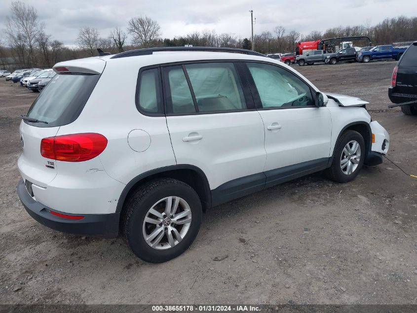 2017 VOLKSWAGEN TIGUAN 2.0T S - WVGBV7AX0HW513249