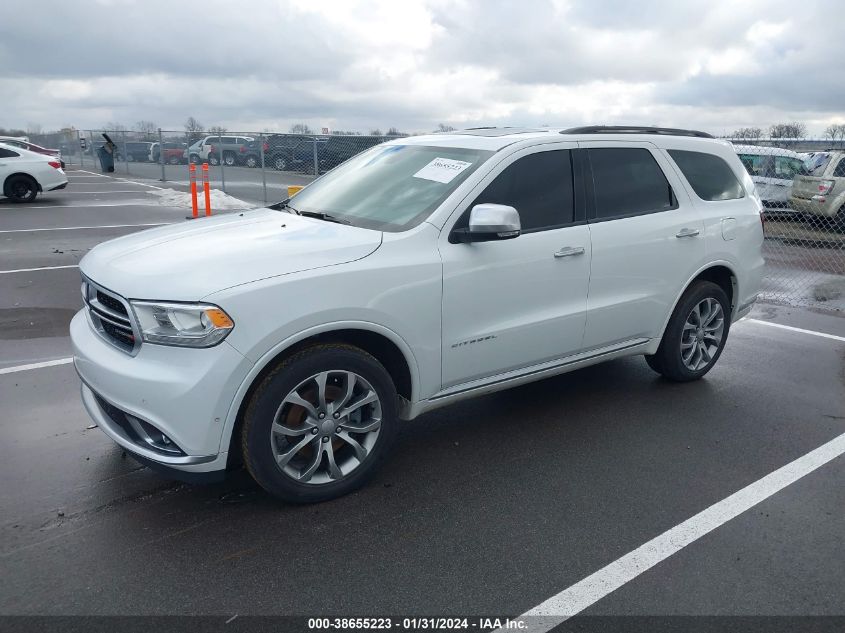 2018 DODGE DURANGO CITADEL ANODIZED PLATINUM AWD - 1C4RDJEG7JC414738