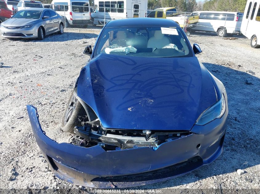 2022 TESLA MODEL S DUAL MOTOR ALL-WHEEL DRIVE - 5YJSA1E58NF475081