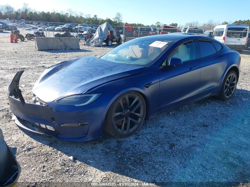 2022 TESLA MODEL S DUAL MOTOR ALL-WHEEL DRIVE - 5YJSA1E58NF475081