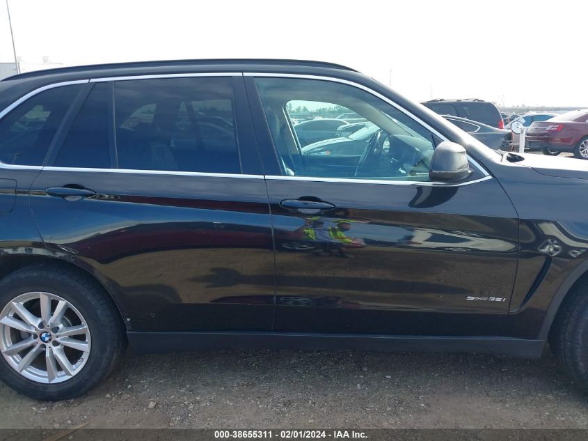 2014 BMW X5 SDRIVE35I - 5UXKR2C52E0H34567