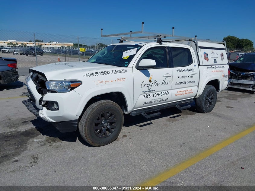 VIN 3TYAX5GN8MT023774 2021 TOYOTA TACOMA SR5