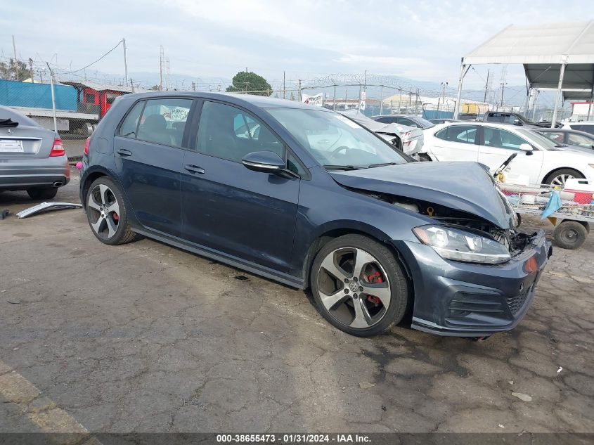 2018 VOLKSWAGEN GOLF GTI 2.0T AUTOBAHN/2.0T S/2.0T SE - 3VW447AU2JM296411