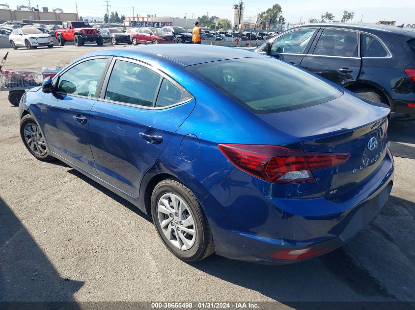 2019 HYUNDAI ELANTRA SE - 5NPD74LF7KH494660