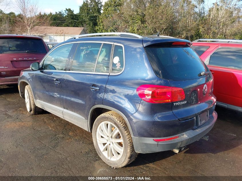 2014 VOLKSWAGEN TIGUAN SEL - WVGBV3AX0EW609631