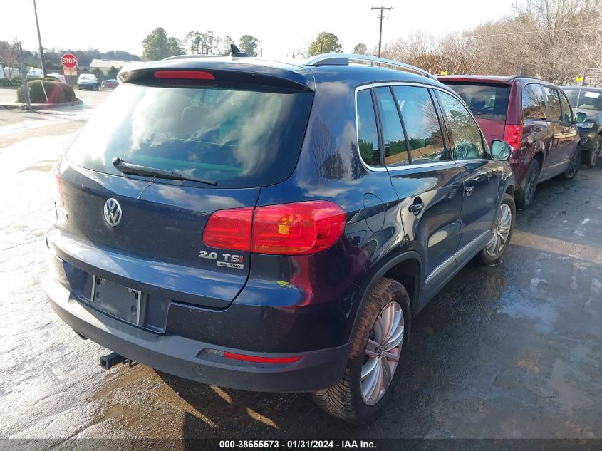 2014 VOLKSWAGEN TIGUAN SEL - WVGBV3AX0EW609631