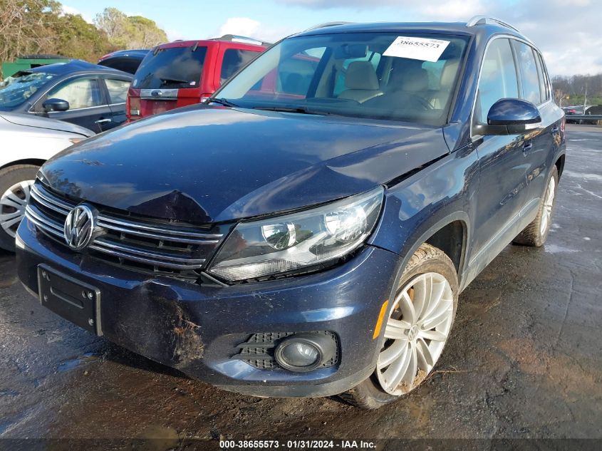 2014 VOLKSWAGEN TIGUAN SEL - WVGBV3AX0EW609631