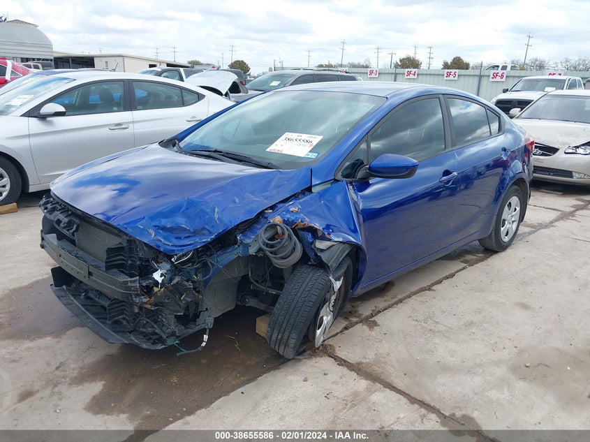 VIN 3KPFL4A72HE064080 2017 KIA FORTE LX