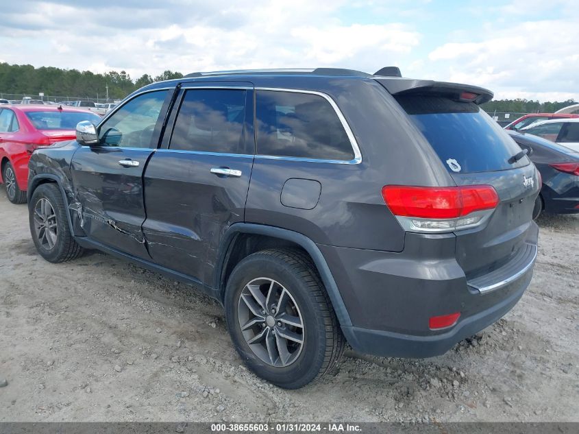 2017 JEEP GRAND CHEROKEE LIMITED 4X2 - 1C4RJEBG5HC717211