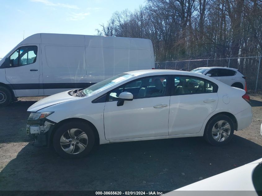2015 HONDA CIVIC LX - 19XFB2F54FE054839
