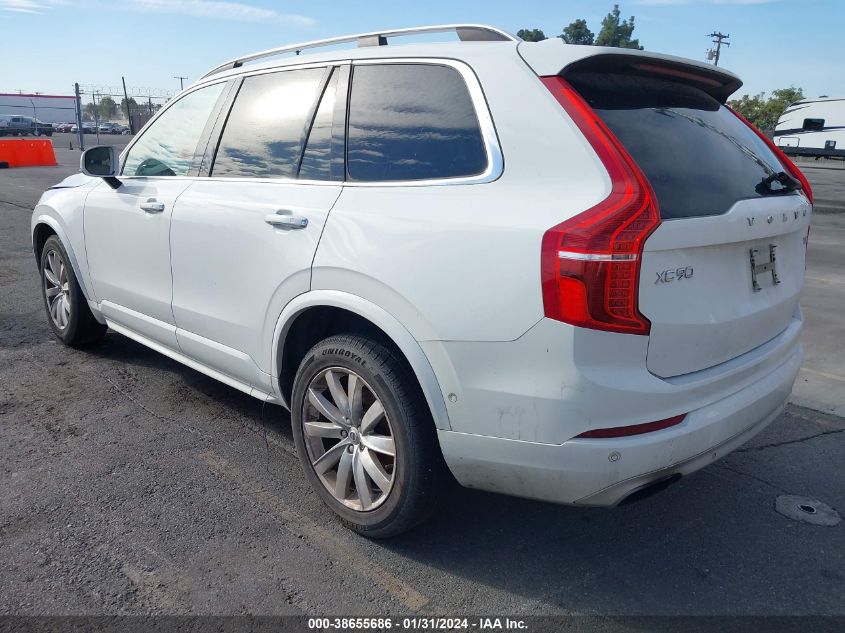 2016 VOLVO XC90 T6 MOMENTUM - YV4A22PK6G1016285