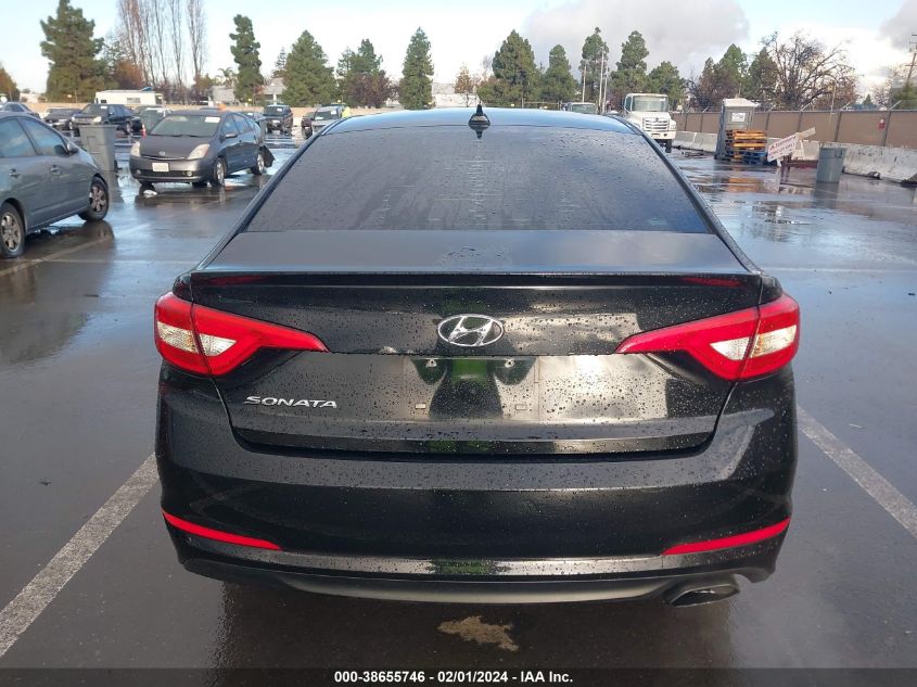 2016 HYUNDAI SONATA SE - 5NPE24AF0GH322399