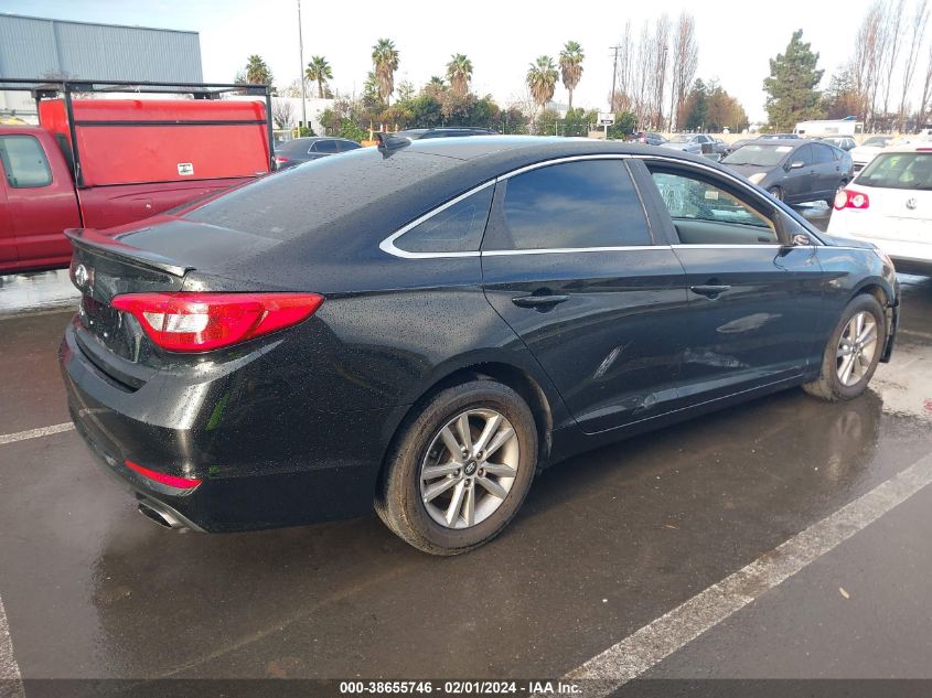 2016 HYUNDAI SONATA SE - 5NPE24AF0GH322399