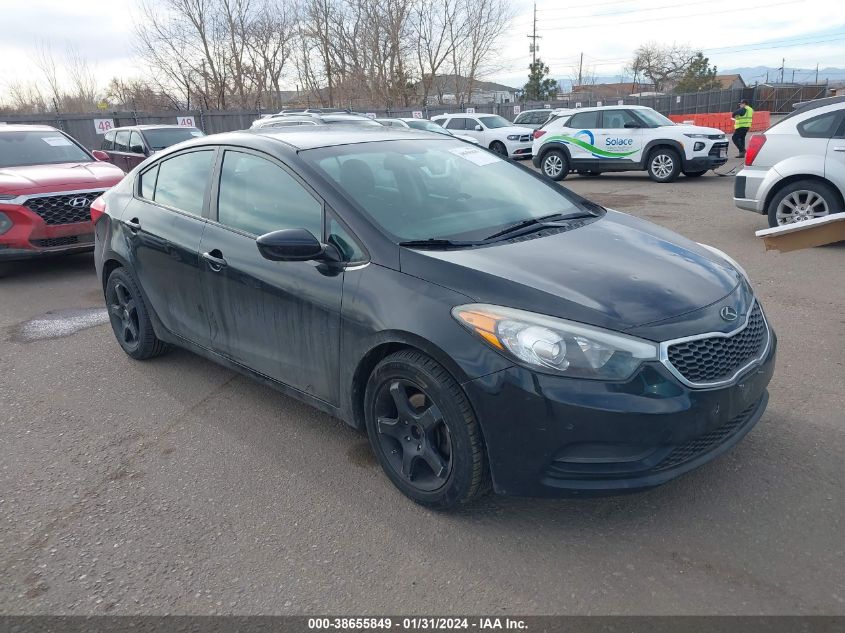 2015 KIA FORTE LX - KNAFK4A67F5401780