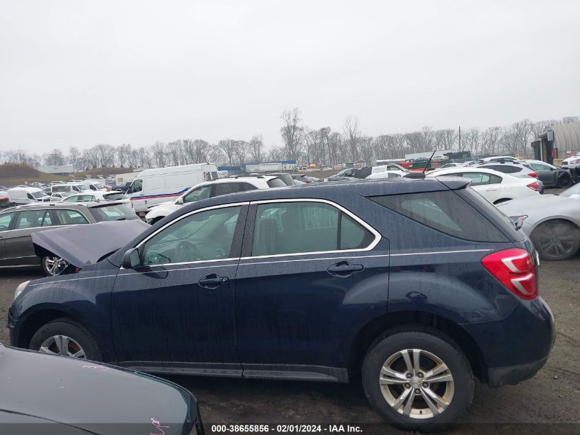 2016 CHEVROLET EQUINOX LS - 2GNALBEK5G1163461