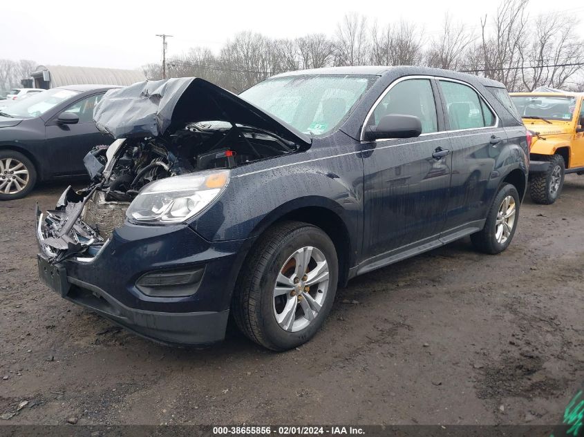 2016 CHEVROLET EQUINOX LS - 2GNALBEK5G1163461