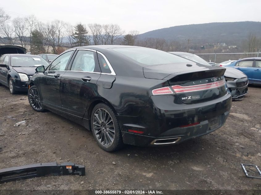 2014 LINCOLN MKZ HYBRID - 3LN6L2LU6ER810098
