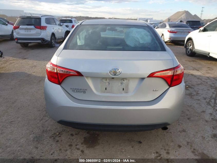 2017 TOYOTA COROLLA L/LE/XLE/SE/XSE - 2T1BURHE7HC903619