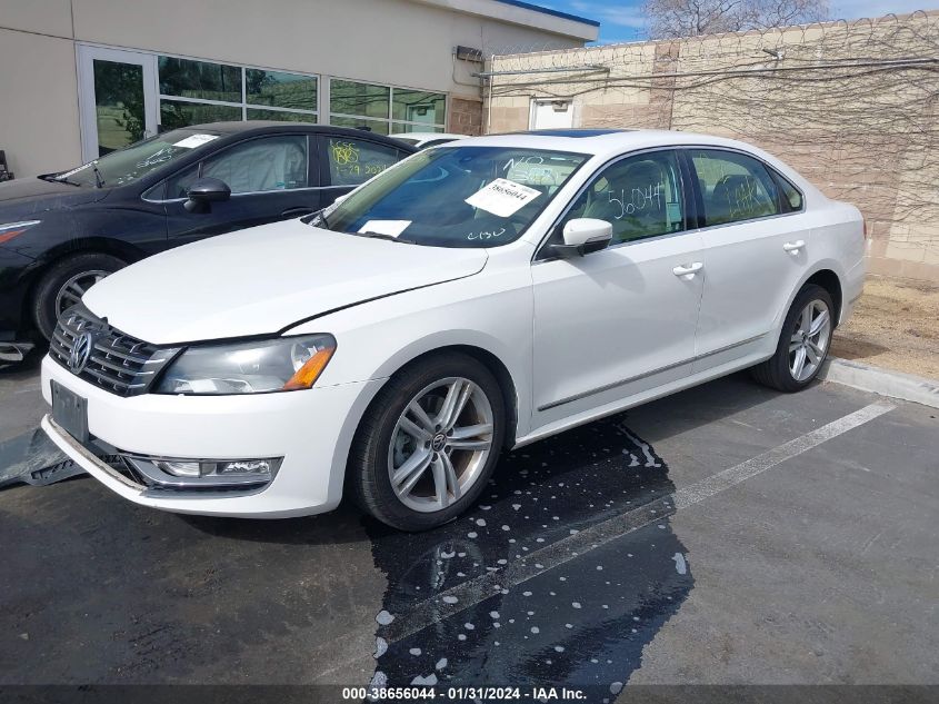 2013 VOLKSWAGEN PASSAT SEL - 1VWCN7A38DC033085