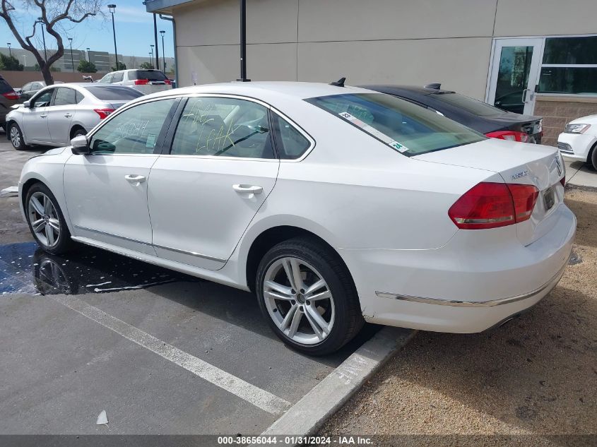 2013 VOLKSWAGEN PASSAT SEL - 1VWCN7A38DC033085