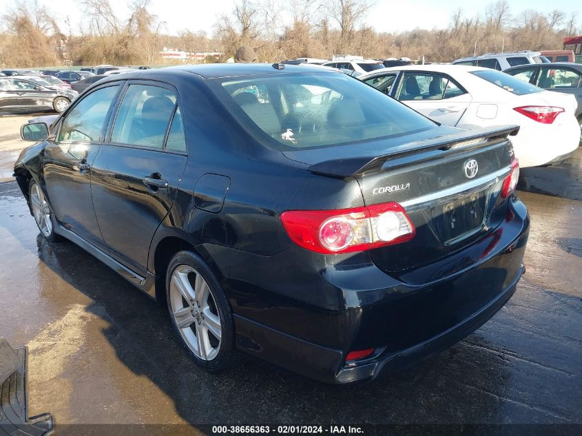 2013 TOYOTA COROLLA S - 2T1BU4EE9DC063649