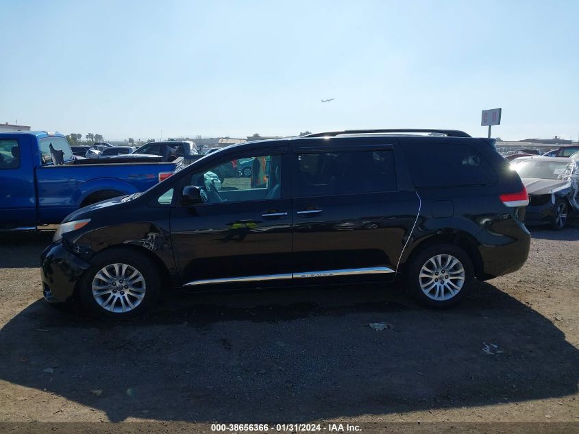 2014 TOYOTA SIENNA XLE V6 8 PASSENGER - 5TDYK3DCXES496111