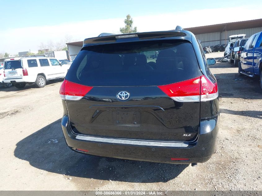 2014 TOYOTA SIENNA XLE V6 8 PASSENGER - 5TDYK3DCXES496111