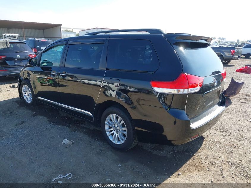 2014 TOYOTA SIENNA XLE V6 8 PASSENGER - 5TDYK3DCXES496111