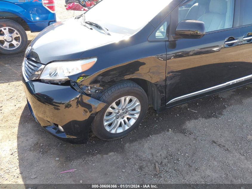 2014 TOYOTA SIENNA XLE V6 8 PASSENGER - 5TDYK3DCXES496111