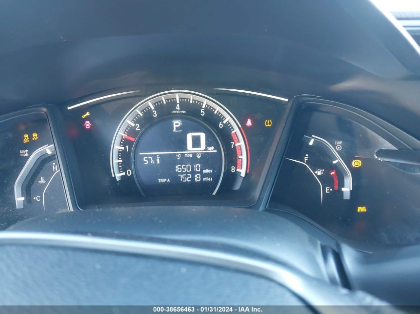 2017 HONDA CIVIC LX - SHHFK7H27HU210917
