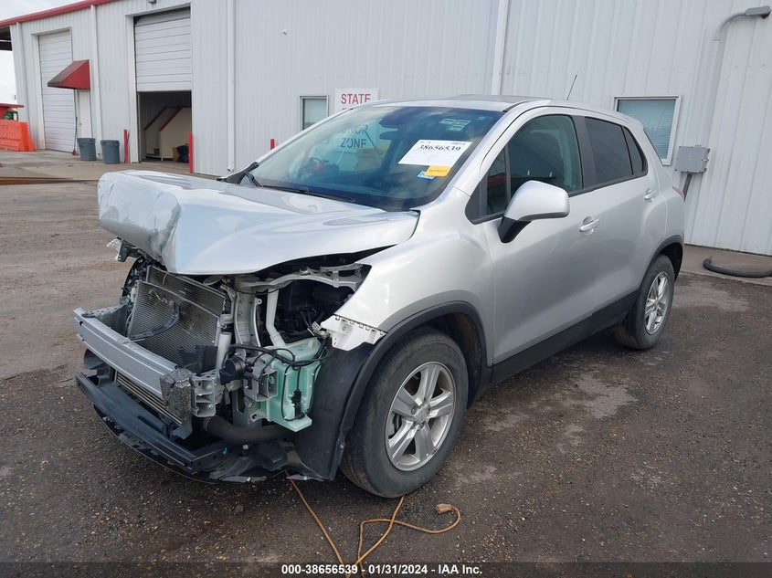 VIN KL7CJKSB2MB312297 2021 CHEVROLET TRAX FWD LS