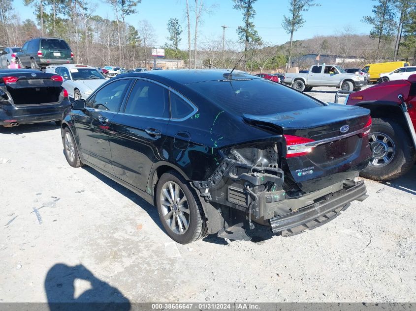 2017 FORD FUSION ENERGI SE LUXURY - 3FA6P0PU5HR313173