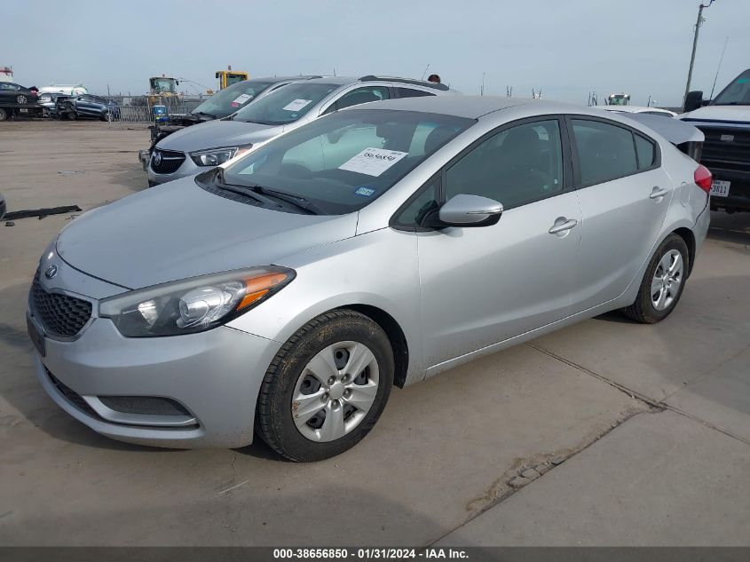 2016 KIA FORTE LX - KNAFX4A65G5608655