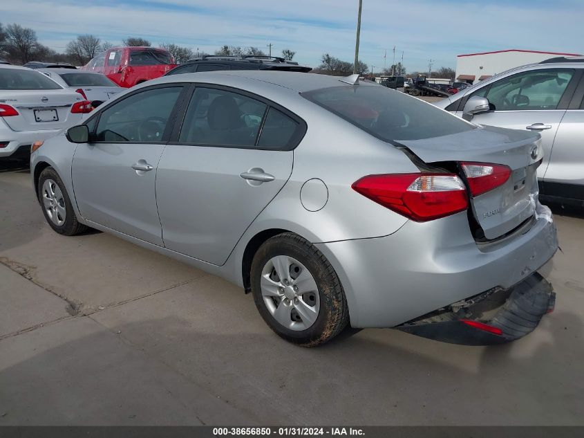 2016 KIA FORTE LX - KNAFX4A65G5608655