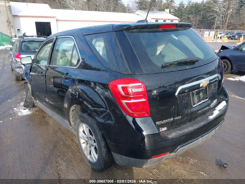 2017 CHEVROLET EQUINOX LS - 2GNFLEEK0H6308269