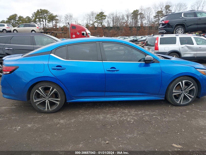 VIN 3N1AB8DV1MY304892 2021 NISSAN SENTRA SR XTRONIC CVT