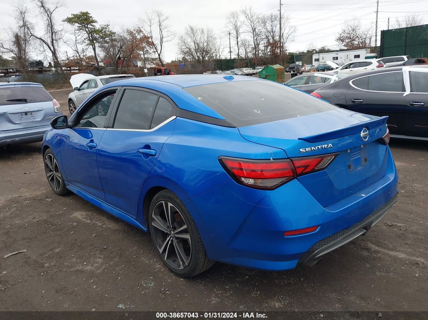 VIN 3N1AB8DV1MY304892 2021 NISSAN SENTRA SR XTRONIC CVT