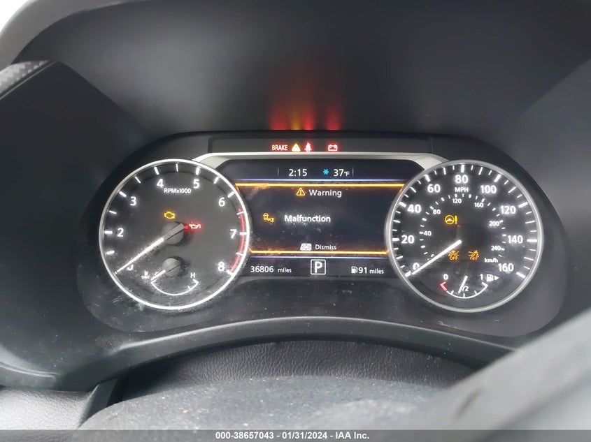 VIN 3N1AB8DV1MY304892 2021 NISSAN SENTRA SR XTRONIC CVT