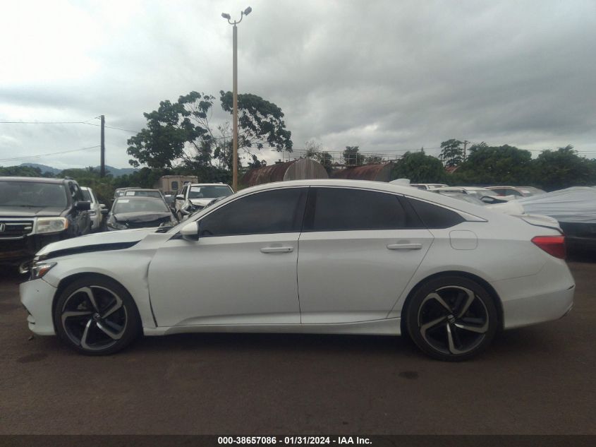 2018 HONDA ACCORD SPORT - 1HGCV1F33JA080591