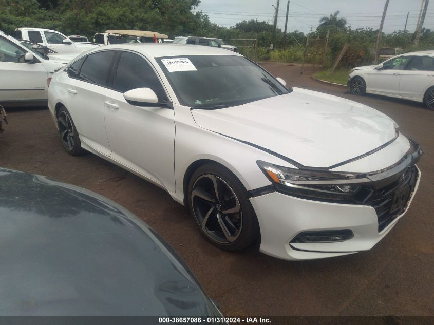 2018 HONDA ACCORD SPORT - 1HGCV1F33JA080591