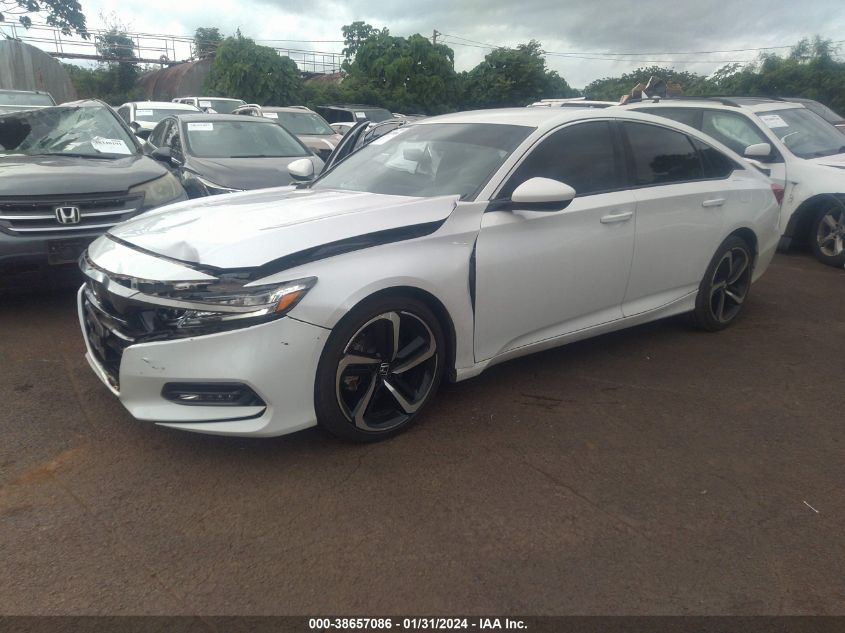 2018 HONDA ACCORD SPORT - 1HGCV1F33JA080591