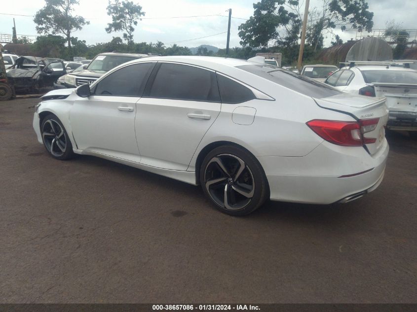 2018 HONDA ACCORD SPORT - 1HGCV1F33JA080591