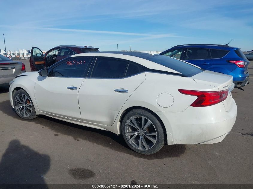 2018 NISSAN MAXIMA 3.5S/SV/SL/SR/PLAT - 1N4AA6AP1JC372758