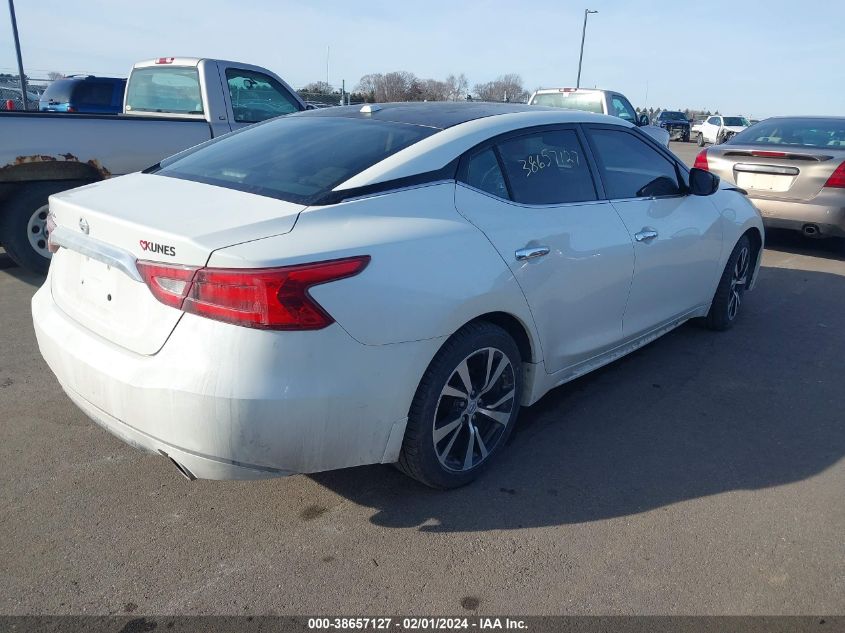 2018 NISSAN MAXIMA 3.5S/SV/SL/SR/PLAT - 1N4AA6AP1JC372758