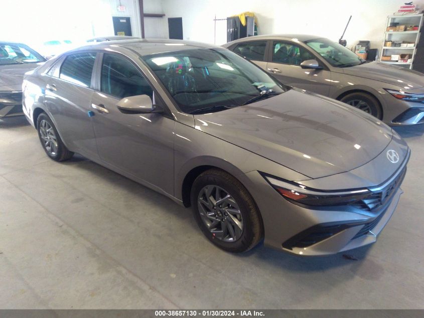 2024 HYUNDAI ELANTRA HYBRID BLUE - KMHLM4DJ1RU093172