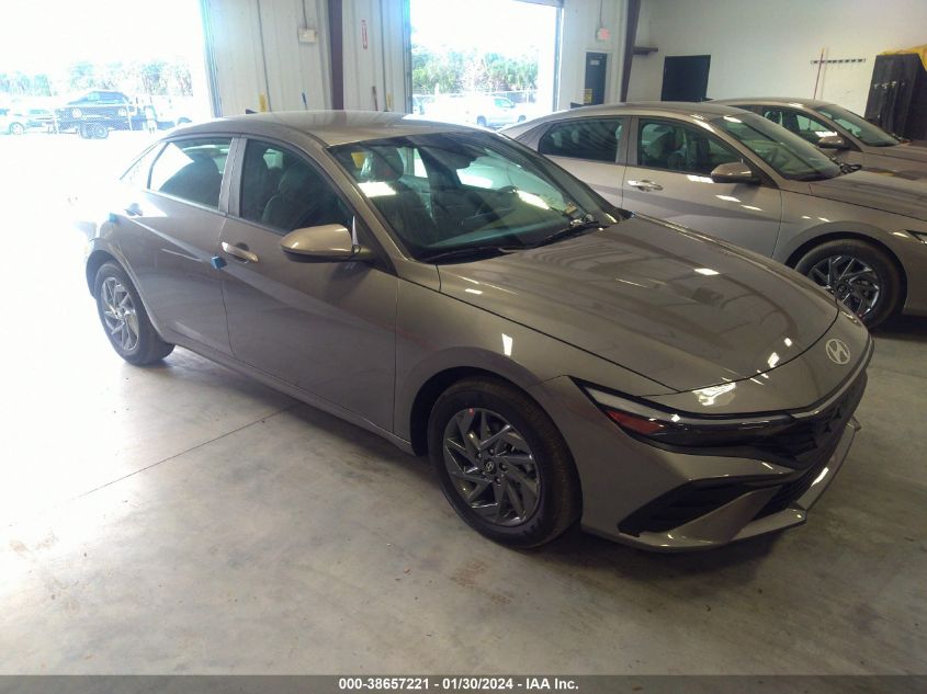 2024 HYUNDAI ELANTRA HYBRID BLUE - KMHLM4DJXRU093185