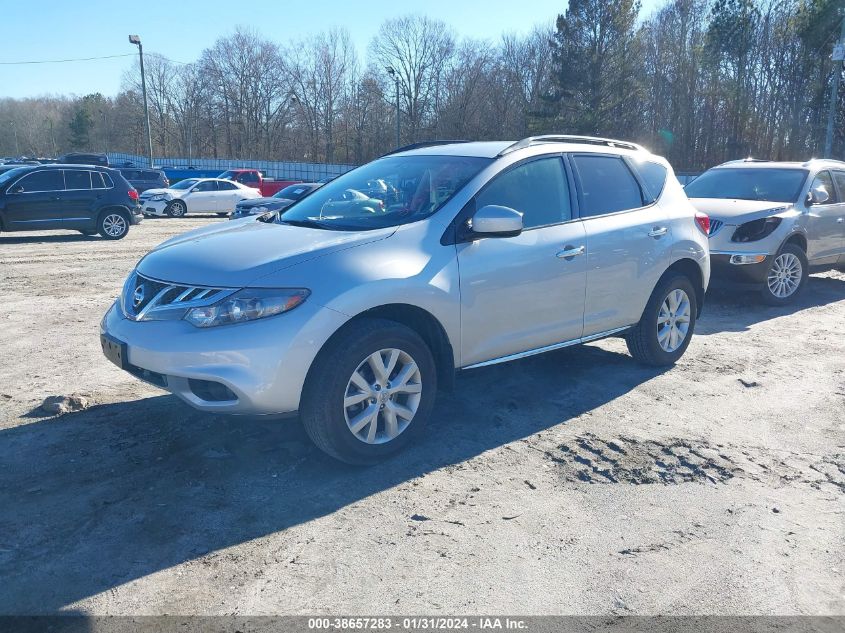 2014 NISSAN MURANO SV - JN8AZ1MWXEW514350