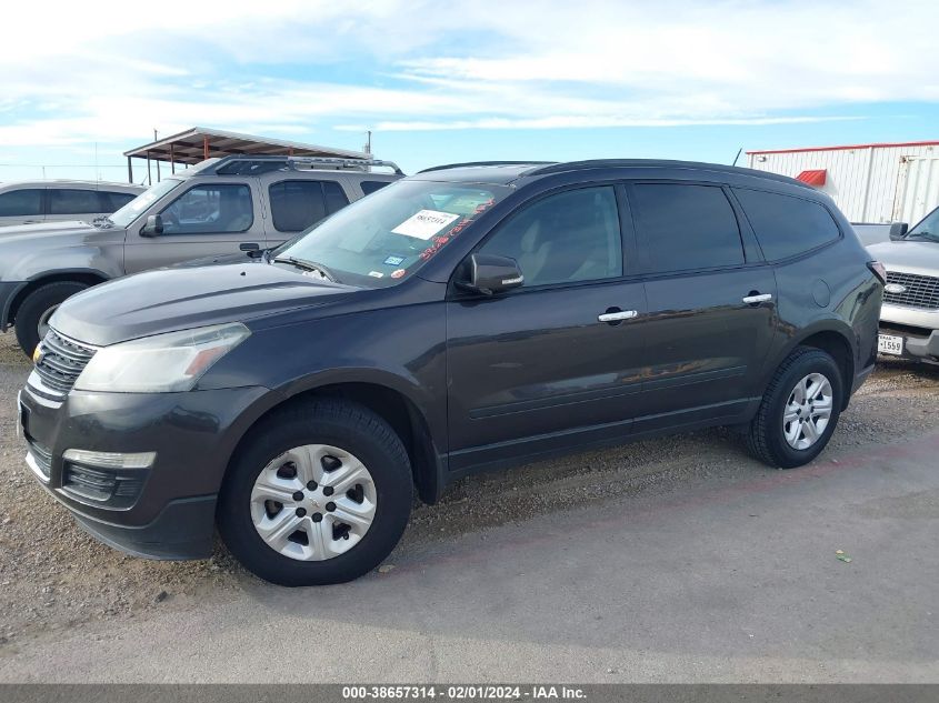 2015 CHEVROLET TRAVERSE LS - 1GNKRFED6FJ137497