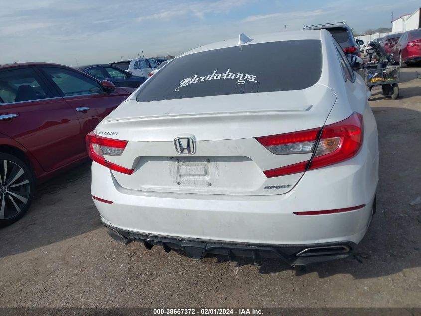 2019 HONDA ACCORD SPORT - 1HGCV1F36KA095121