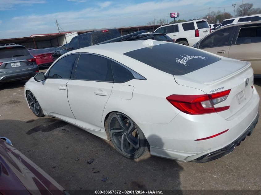 2019 HONDA ACCORD SPORT - 1HGCV1F36KA095121